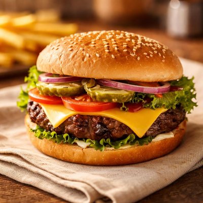 Portillos cheeseburger