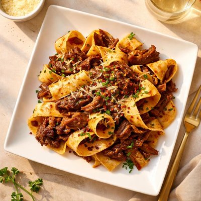 Portofino short rib pappardelle