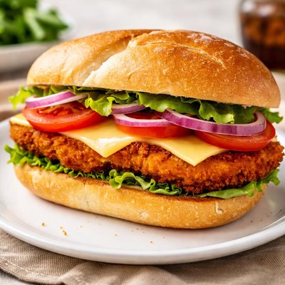 Portos milanesa sandwhich