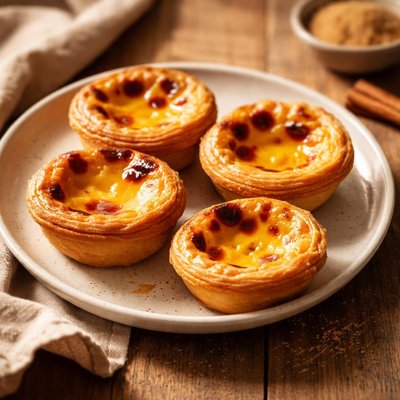 Portugese egg tart