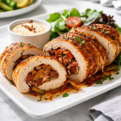 Portuguese chicken roll