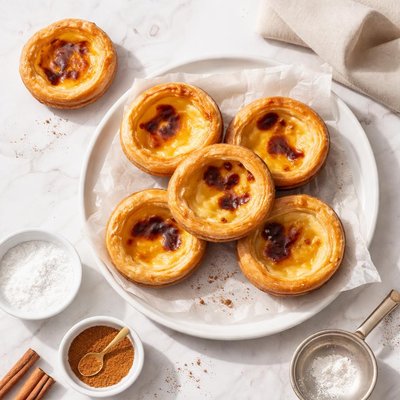 Portuguese custard tart