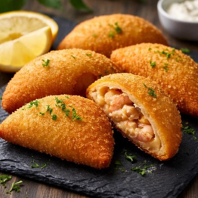Portuguese shrimp puff