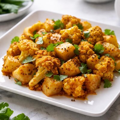 Potato and cauliflower