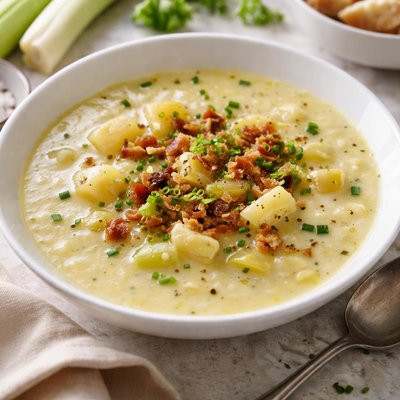 Potato and leek soup