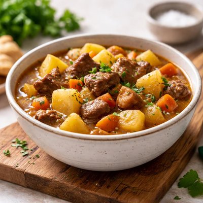 Potato and meat stew