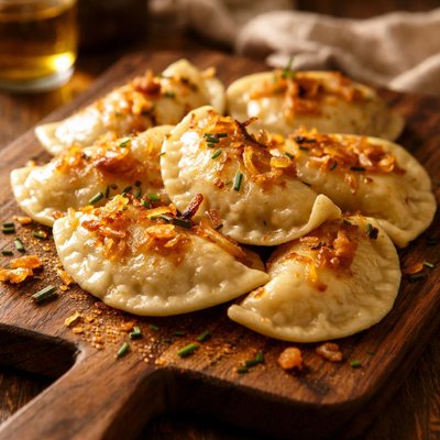 Potato and onion pierogi