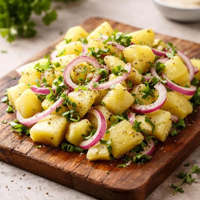 Potato and onion salad