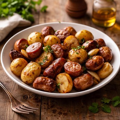 Potato and sausage