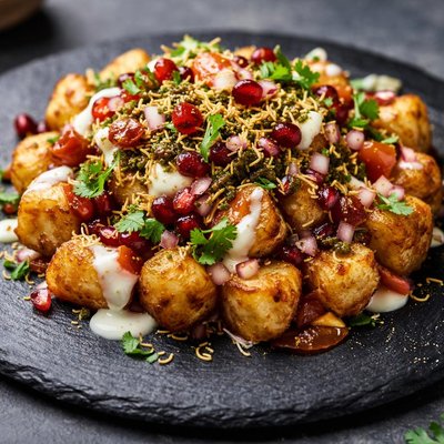 Potato chaat