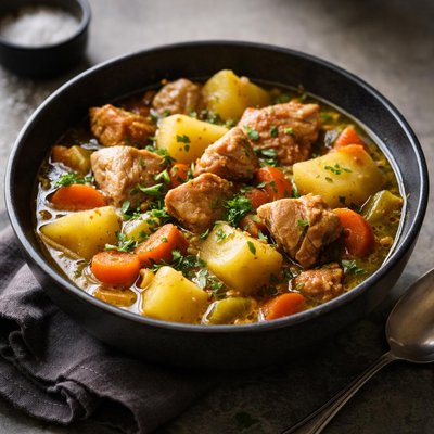 Potato chicken stew