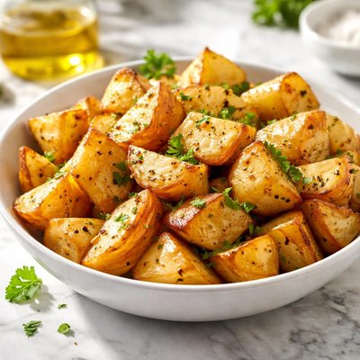 Potato cooked in soybean oil