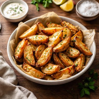 papas cocidas en la freidora de aire