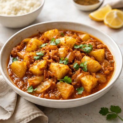 Potato onion curry