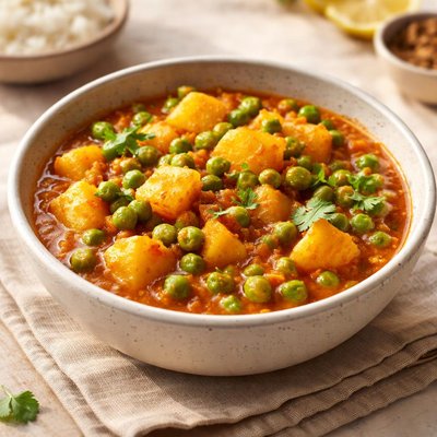 Potato peas curry