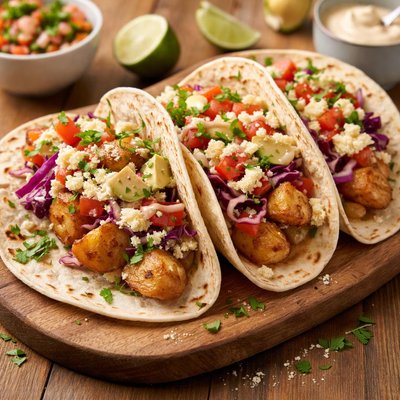 Potato softshell taco