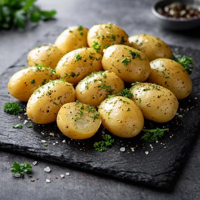 Potato steamed