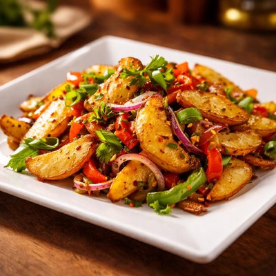 Potato stir-fry