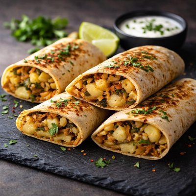 Potato stuffed tortilla