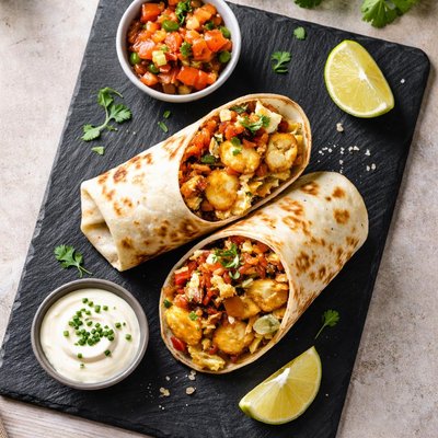 玉米卷中的土豆