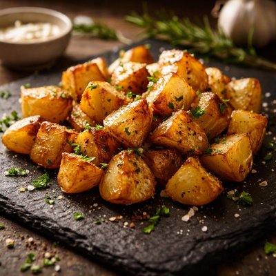 Potatoes roasted