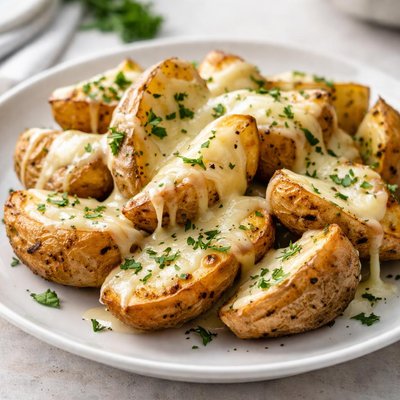 Potatoes with cheese