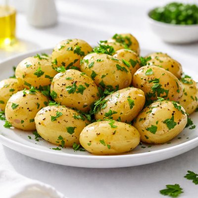 Potatoes with parsley