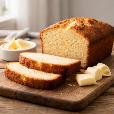 Pound cake with butter