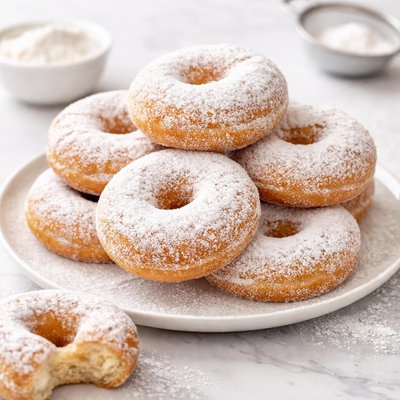 Powdered doughnuts