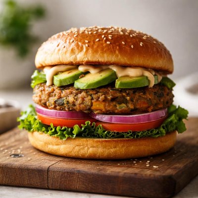 Praeger veggie burger