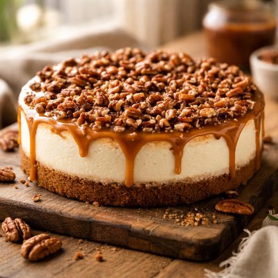 Praline cheesecake