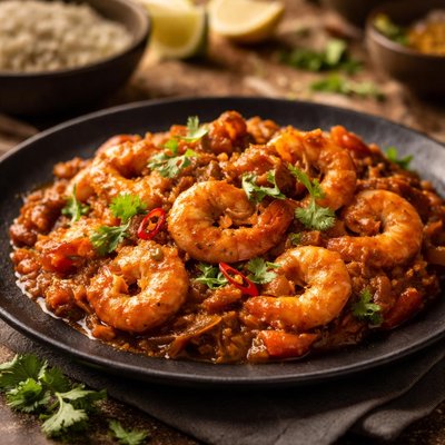 Prawn bhuna