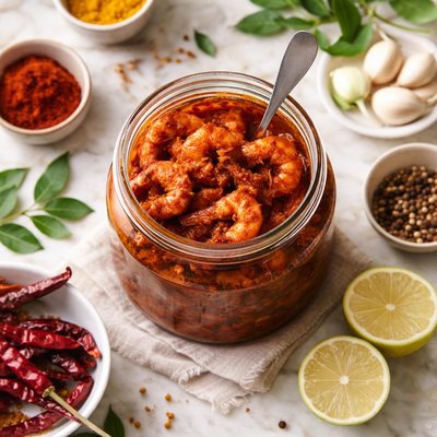 झींगा अचार