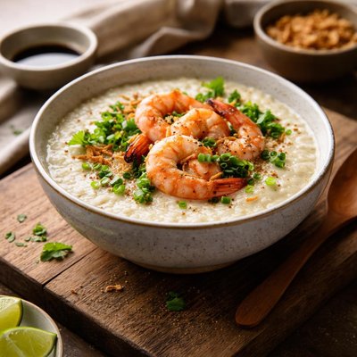 Prawn porridge