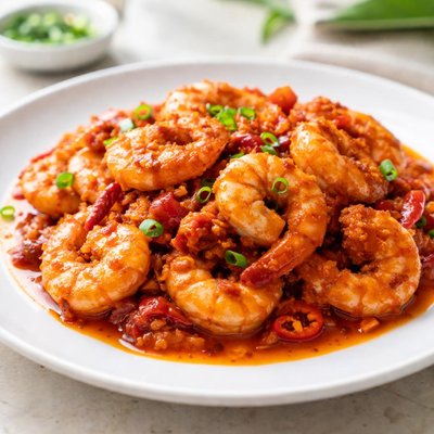 Prawn sambal