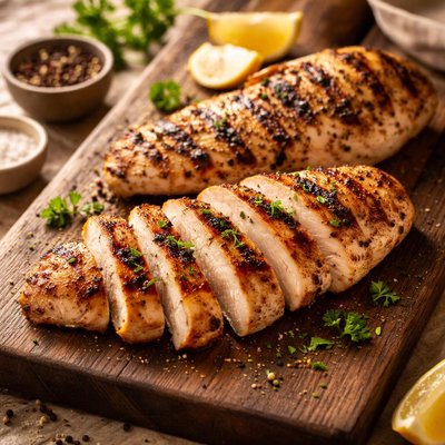 Pre cooked grilled chicken