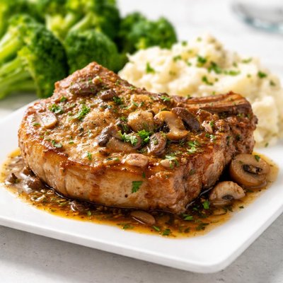 Pressure cooked pork chop