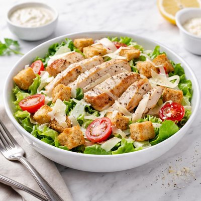 普雷特·曼哥鸡凯撒沙拉