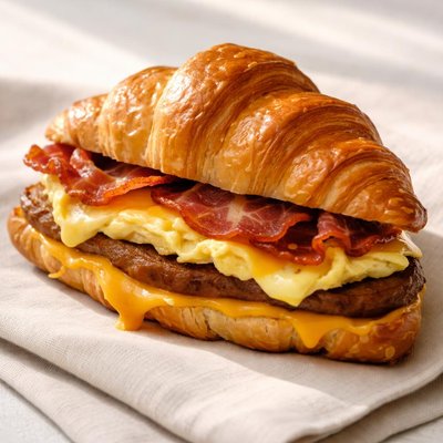 Pret breakfast croissant