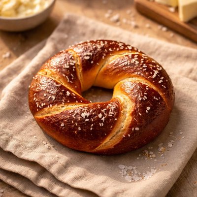 Pretzel bagel