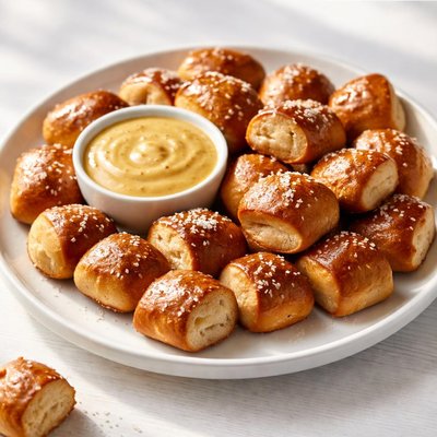 Pretzel bites honey mustard