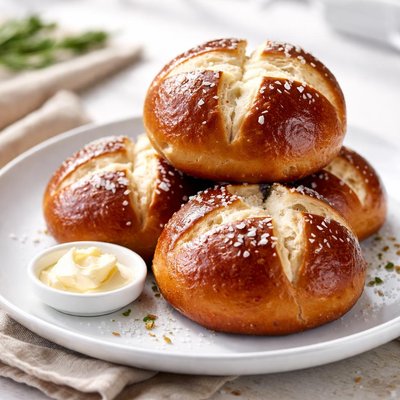 Pretzel bread