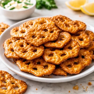 Pretzel crisps