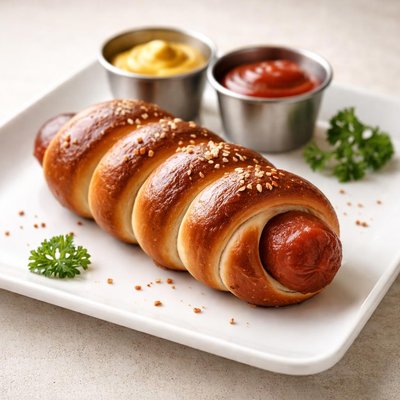 Pretzel dog