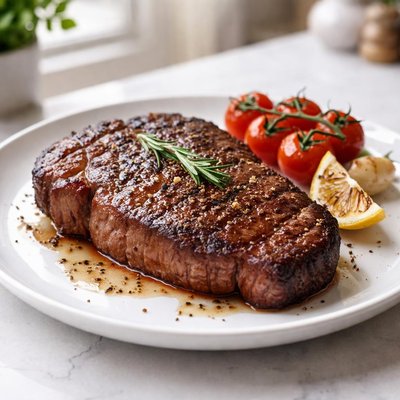 Prime ribeye steak