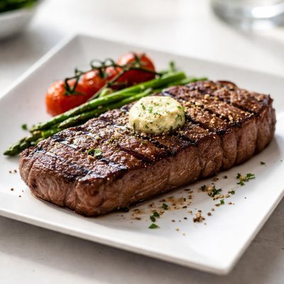 Prime strip steak