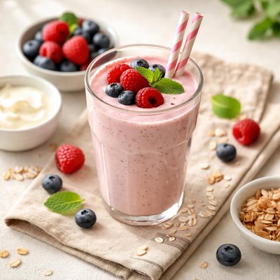 Probiotic yogurt smoothie