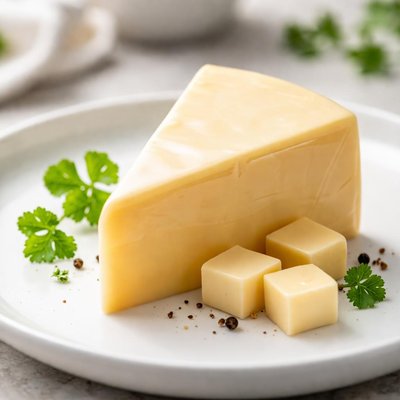 Processed cheese wedge