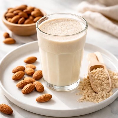 Protein almond milk