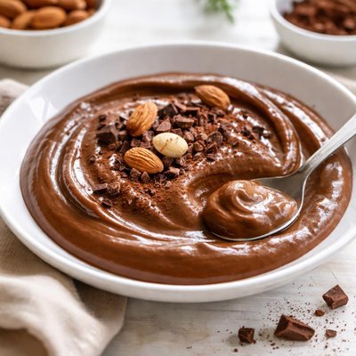 Protein chocolate pudding